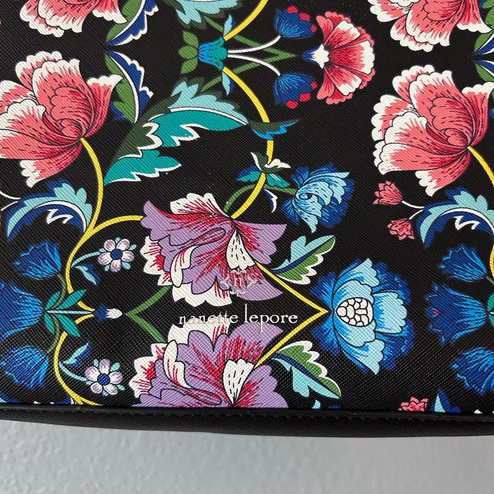 Nanette Lepore Damask Floral Tote Bag Purse